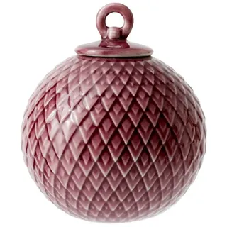 Lyngby Porcelæn Dekorationskugel bordeaux