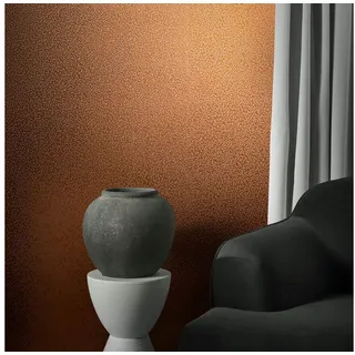 Marburg Eclectic Vliestapete Hammerschlag-Optik (Kupfer, Metalloptik, 10,05 x 0,7 m)