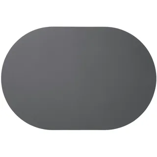Asa Selection Tischset Leather Optic Fine 49,5x33cm Kunststoff Basalt