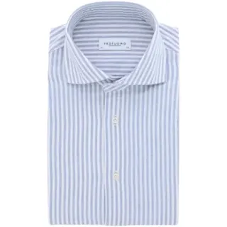 PROFUOMO HEMD BLUE STREEP Größe 27/31