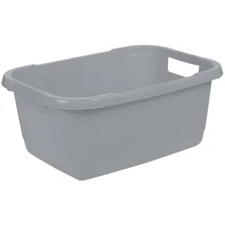 KEEEPER Wäschewanne, Stabiler Kunststoff, 32 l, Aenna, Nordic Grey