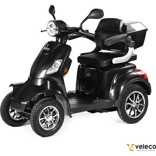 VELECO Faster Elektromobil 4-Rad schwarz
