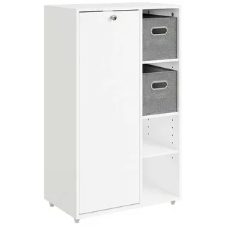SoBuy Badezimmerschrank BZR218-W (30 x 50 x 85 cm,