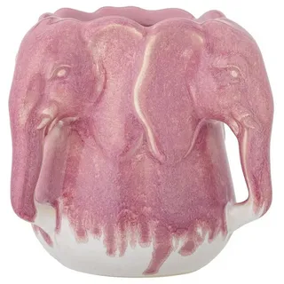Bloomingville Pontus Vase Rosa, Steingut