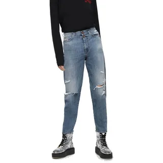 Diesel Straight-Jeans Diesel Alys 084ZE Damen Jeans Straight blau