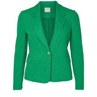 VERO MODA Damen Jersey Blazer Julia leichte Stoffjacke 10154123 Bright Green 40