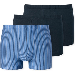 Schiesser, Herren, Unterhosen, 3er Pack 95/5 Essentials Organic Cotton Retro Short / Pant, Blau, (XXL, 3er Pack)