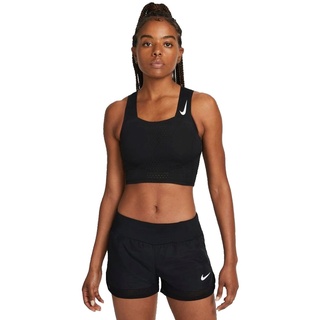 Nike Damen Dri-Fit ADV AeroSwift Running Crop Top schwarz