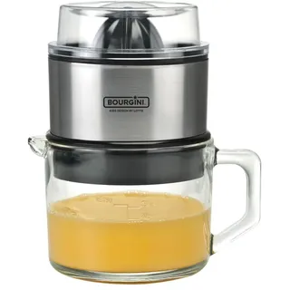 Bourgini Lotte Juicer Deluxe Elektrische Zitruspresse silber