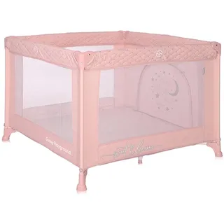 Lorelli Lorelli, Reiselaufstall Sunny, faltbar, seitliche Öffnung, Matratze, Tragetasche pink