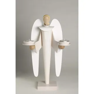 KWO Olbernhau 20540 Engel, 40 cm, weiß