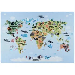 Ayyildiz Play 2917 Kinderteppich 120 x 170 cm Blau/Mehrfarbig