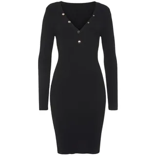 Buffalo Strickkleid Schwarz 36