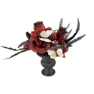 Europalms Halloween Tischdeko 28 cm rot/schwarz