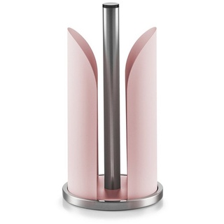 Zeller Present Küchenrollenhalter Küchenrollenhalter Edelstahl/Kunststoff Matt Rosé, (Stück, 1-St), Papierrollenhalter Papierspender rosa