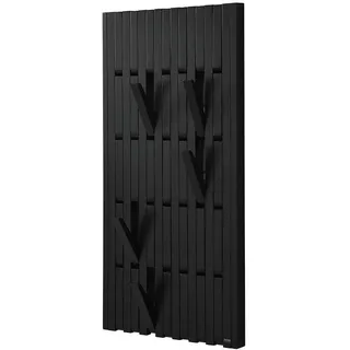 Home Deluxe Garderobenpaneel Quest 55 x 4 x 105 cm Schwarz