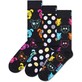 Happy Socks Socken mit Hundemuster für Herren und Damen, 36-40 & 41-46 - 36-40