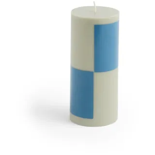 HAY - Column Kerze S, grau / blau
