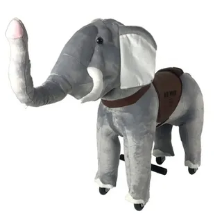 TPFLiving Reittier Elefant Dumbo grau Größe S