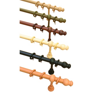 Gardinia Gardinenstangen-Komplett-Set Lugano Ø 28 mm Kolonial 300 cm