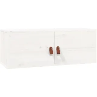 vidaXL Wandregal 80 x 30 x 30 cm Weiß