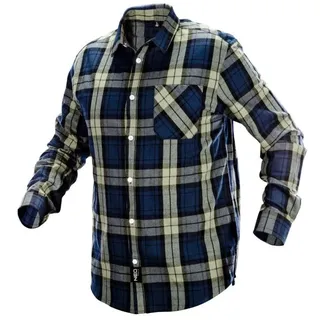 Flanellhemd Holzfällerhemd mehrfarbig blau/grün XXL/56