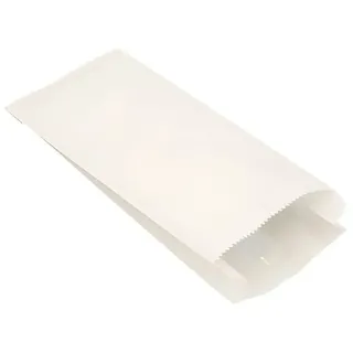 Papstar Papierfaltenbeutel 1000 St. 24 cm x 10 cm x 5 cm Weiß
