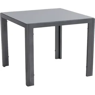 Trendline Pero Gartentisch 80 x 80 x 75 cm grau
