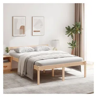 vidaXL Seniorenbett 120 x 200 cm Braun