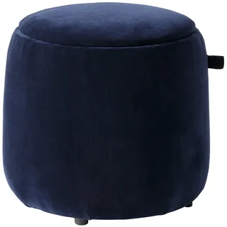 IKEA JÄRRESTAD Pouf mit Stauraum/Djuparp dunkelblau mit Stauraum/Djuparp dunkelblau