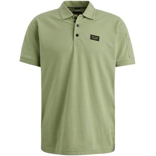 PME LEGEND Poloshirt - Shirt kurzarm - T Shirt mit Cargo Tasche grün M