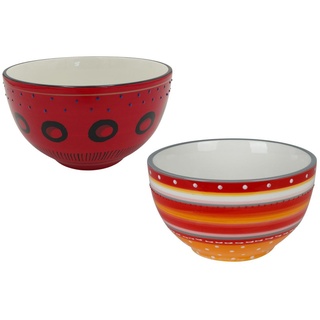 BURI Schüssel Keramik-Schüssel 20,5cm Servierschüssel Salatschüssel Suppenschüssel S, Keramik