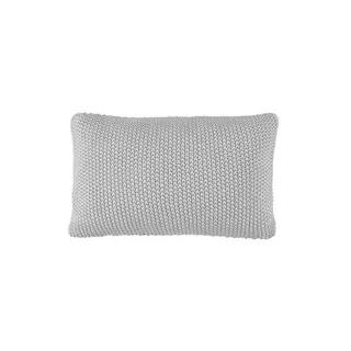 Marc O'Polo Nordic Knit Dekokissen 30 x 60 cm Silber