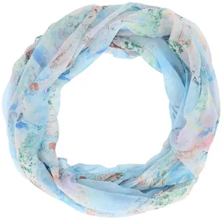 halsüberkopf Accessoires Loop Loopschal Paris, angenehm soft blau