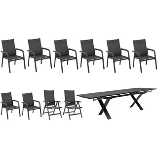 KETTLER Garten-Essgruppe BasicPlus grau