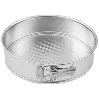 Zenker Springform Ø18 cm – Premium Backform aus verzinntem Weißblech, Hitzebeständig bis 230°C, Perfekt für Kuchen & Torten, Airfryer geeignet, Made in Germany, Silber