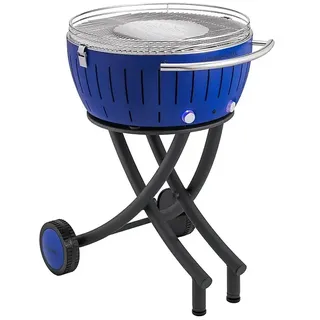 LotusGrill Holzkohlegrill XXL  (Durchmesser Grillfläche: 57,6 cm, Tiefblau)
