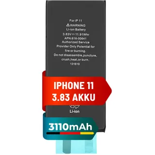 Mpsmobile® Akku für iPhone 11 | 3110mAh | Hohe Kapazität für Längere Nutzung | Ohne Flex-Kabel
