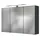100 cm graphit/matt grau