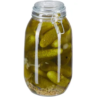 Relaxdays Einmachglas 3000 ml 5 St.