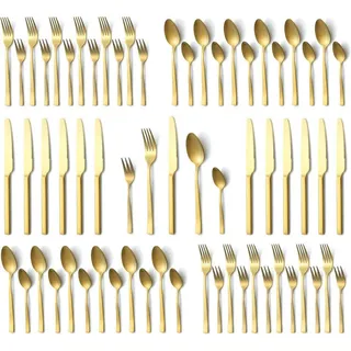 luxuskollektion Gold matt 60-tlg.