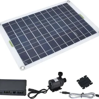 800 L/h Tauch-solarpumpe ‚Äì 50 W 12 V Panel ‚Äì Für Kleine Teiche, Schwimmbecken, Aquarien, Hydrokulturen