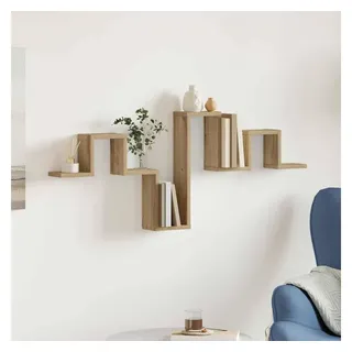 vidaXL Wandregal 104,5 x 10 x 43 cm Braun