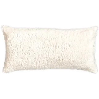 Traumschlaf Teddy Flausch Kopfkissen 40x60 cm - weiß
