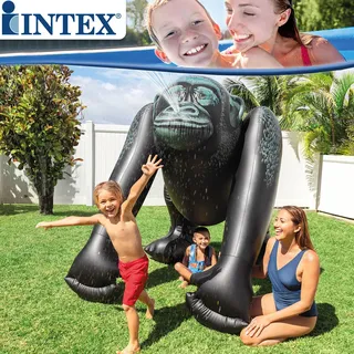 Intex 56595 Gorilla Planschbecken Kinder Pool Wasserrutsche aufblasbar Badetier