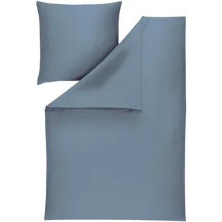 Estella Valetta Unifarben Taubenblau 155 x 220 cm + 80 x 80 cm