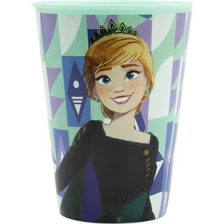 Disney Frozen Elsa Anna Olaf 260 ml Kunststoffbecher mit Ausgießer zum einfachen Trinken