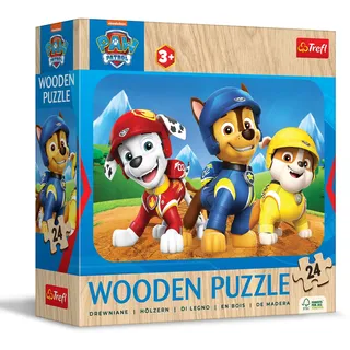 Trefl Holz Puzzle Junior 24 - Paw Patrol Hundecrew