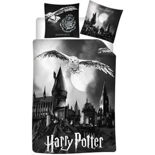 Harry Potter Flanell Wende Bettwäsche Hogwarts 2tlg 155 x 220 cm