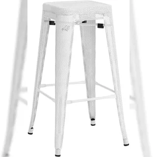 CLP Barhocker Fletcher 77 cm Weiß